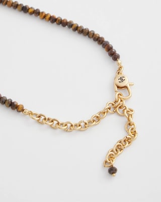 Genuine Tiger's Eye Stone Necklace | Chico's